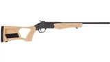 Rossi Single Shot Tuffy .410 Bore 18.5" Tan / Black Thumbhole SSP1-TAN - 1 of 2