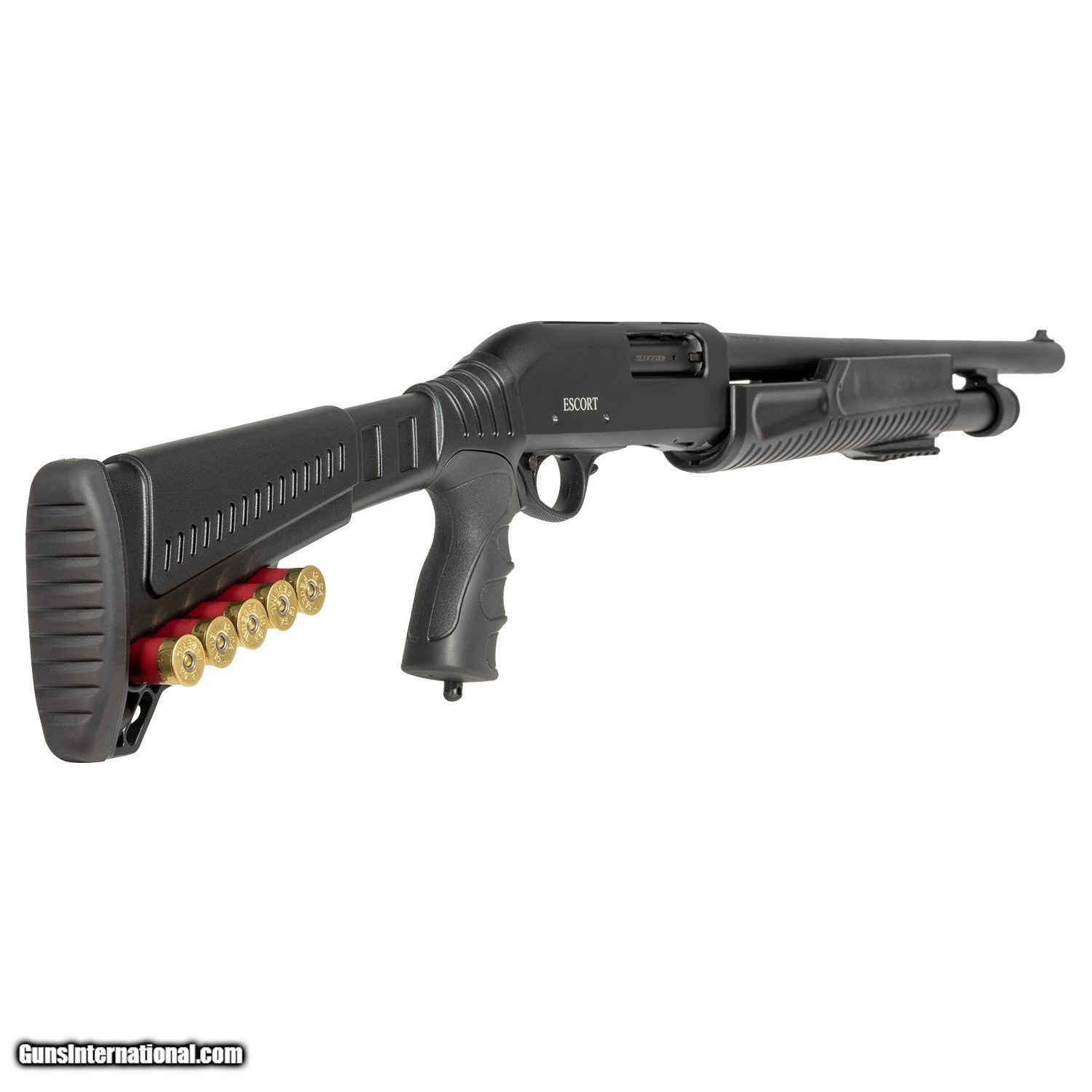 Escort Slugger Tactical Pump 12 Gauge 18" 5 Rds Black HEST12180001