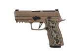 Sig Sauer P320 AXG Scorpion 9mm 3.9" FDE 17 Rds 320AXGCA-9-CW-SCPN-R2 - 1 of 3