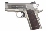 Colt Defender .45 ACP 3" Stainless 7 Rounds O7000XE - 1 of 1