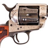Cimarron Frontier Old Silver Laser Engraved .45 LC 4.75" PP410LSFW - 2 of 3