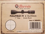 Burris Fullfield 4-16x50mm 6.5 Creedmoor RFP Black 200493 - 2 of 3