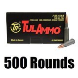 500 Rounds Tula / TulAmmo 148 Grain FMJ 7.62x54r BANNED Russian Ammunition - 2 of 2