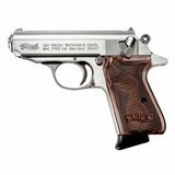 Walther Arms PPK/S Stainless Walnut .380 ACP 3.3