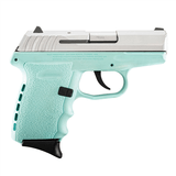 SCCY CPX-2 TTSB 9mm Stainless / Aqua Blue 3.1