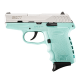 SCCY CPX-2 TTSB 9mm Stainless / Aqua Blue 3.1