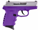 SCCY Firemans CPX-2 TTPU Stainless / Purple 9mm 10 Rds CPX-2TTPU