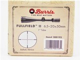 Burris Fullfield II 6.5-20x50mm Ballistic MIL-DOT Flat Dark Earth 200193FDE - 3 of 3