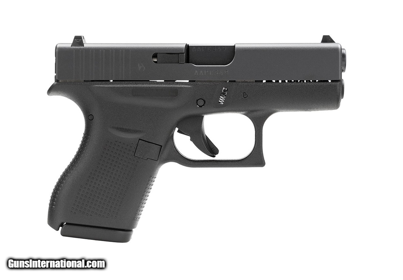 Glock G42 .380 ACP / AUTO 3.25" 6 Rounds Black UI4250201