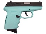 SCCY Firemans CPX-2 CBSB Black Nitride / Robin Egg Blue 9mm 10 Rds CPX2CBSB - 1 of 2