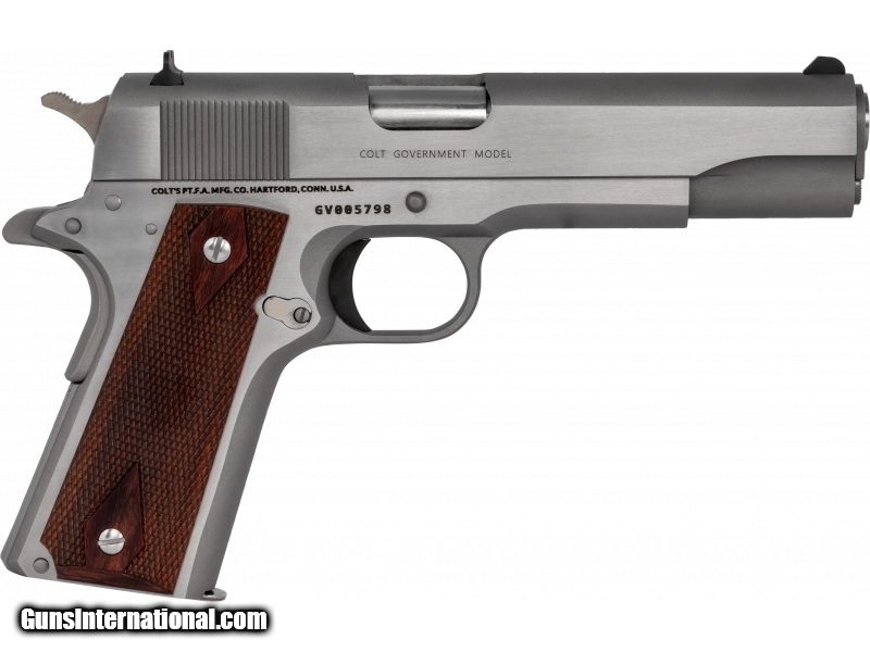 Colt Series 70 Government Model Stainless 5