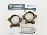 Leupold Rifleman 30mm Medium Rings Burnt Bronze Cerakote 171478BB - 1 of 3