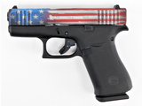 Glock G43X USA Distressed RWB 9mm Luger 3.26