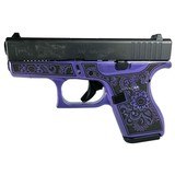 Glock G42 Mandala w/ Purple Pearl .380 ACP 3.2
