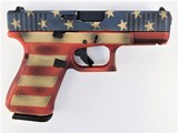 Glock G19 Gen 5 Don't Tread on Me 9mm Luger RWB Flag 4.02