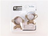 Leupold Rifleman 30mm High Rings Flat Dark Earth Cerakote 171479FDE - 1 of 2