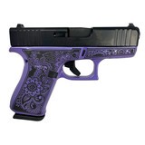 Glock G43X Mandala w/ Purple Pearl 9mm Luger 3.41