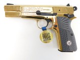 EAA Girsan MC P35 Engraved Gold 9mm Luger 4.6