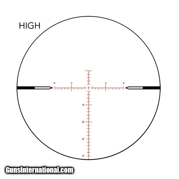 Nightforce NX8 2.520x50mm Zero Stop 30mm Digillum MOAR F1 C622
