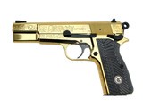 EAA Girsan MC P35 Engraved Gold 9mm Luger 4.6