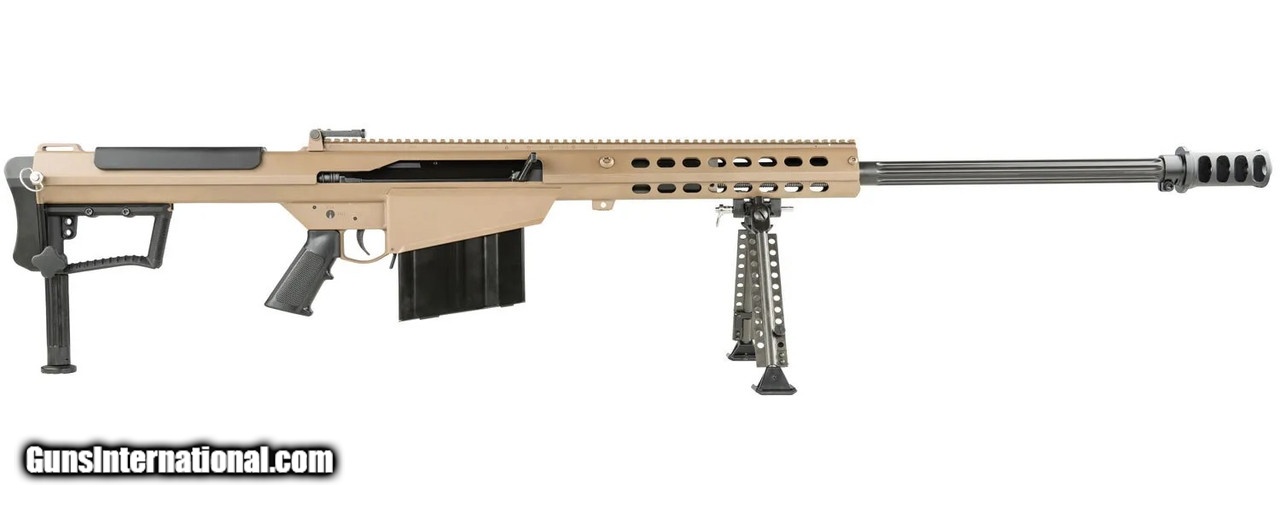 Barrett M107A1 Semi-Automatic Rifle .50 BMG 29" FDE 10 Rds 18065