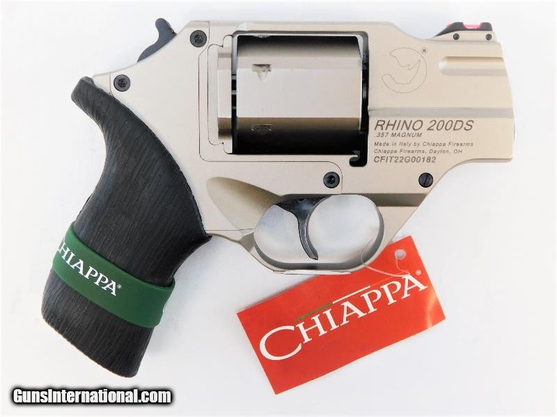 Chiappa Rhino 200DS Revolver .357 Magnum 2" Nickel 6 Rds CF340.218