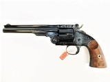 Taylor's & Co. Top-Break Schofield Deluxe Hand Engraved .45 LC 7