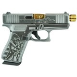 Glock G43X Liberty or Death Custom Engraved 9mm 3.41