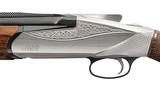 Benelli 828U Left Hand Over / Under 12 GA Engraved Nickel 28