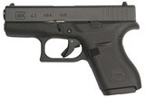 Glock G43 USA 9mm 3.39