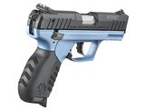 Ruger SR22 Polar Blue Cerakote / Black .22 LR 3.5