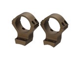 Talley 1-Piece Rings 30mm Low Ext Burnt Bronze Cerakote for Remington 700