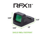 Viridian RFX 11 Green Dot Reflex Sight 3 MOA Shield RMSc 981-0020 - 3 of 3