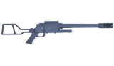 Noreen ULR Single Shot Bolt Action Mini Rifle .50 BMG 16.5