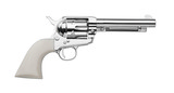 Traditions 1873 Single Action .45 LC 5.5" Nickel / White PVC SAT73 132
