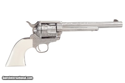 Taylor's & Co. 1873 Outlaw Legacy Nickel Engraved .357 Magnum 7.5