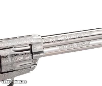 Taylor's & Co. 1873 Outlaw Legacy Nickel Engraved .357 Magnum 7.5