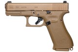 Glock G19X Gen5 9mm Luger Coyote Tan 4.02