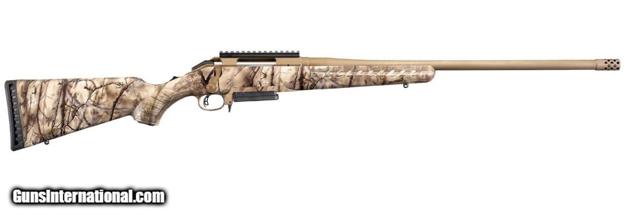 Ruger American Go Wild Camo 450 Bushmaster 22 Mb 3 Rds 26928 For