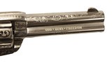 Taylor's & Co.1873 Outlaw Legacy .357 Mag Nickel Engraved 4.75
