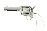 Taylor's & Co.1873 Outlaw Legacy .357 Mag Nickel Engraved 4.75