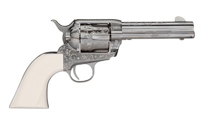 Taylor's & Co. 1873 Outlaw Legacy Nickel Engraved .45 Colt 4.75