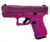 Glock G43X Crush Glitter Gunz Pink 9mm Luger 3.41