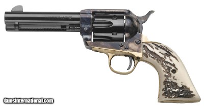 Taylor's and Co. 1873 Single Action Brass Stag .357 Magnum 4.75
