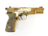 EAA Girsan MC 35 Trade Show Gun 9mm Gold Engraved Z390488 - 1 of 5