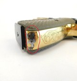 EAA Girsan MC 35 Trade Show Gun 9mm Gold Engraved Z390488 - 4 of 5