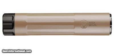 Dead Air Armament MASK 22 HD Flat Dark Earth Rimfire Suppressor MASK22FDE