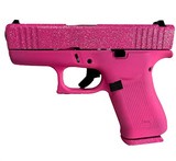 Glock G43X Pixie Glitter Gunz Pink 9mm Luger 3.41