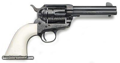 Taylor's & Co. 1873 Outlaw Legacy .357 Mag Blued Engraved 4.75