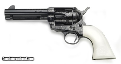 Taylor's & Co. 1873 Outlaw Legacy .357 Mag Blued Engraved 4.75